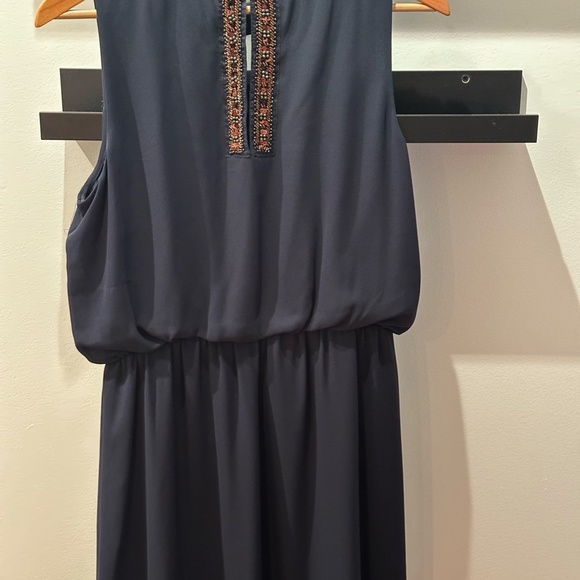 Elegance Needle & Thread  Sequin Embroidered navy Dress - Picture 3 of 3